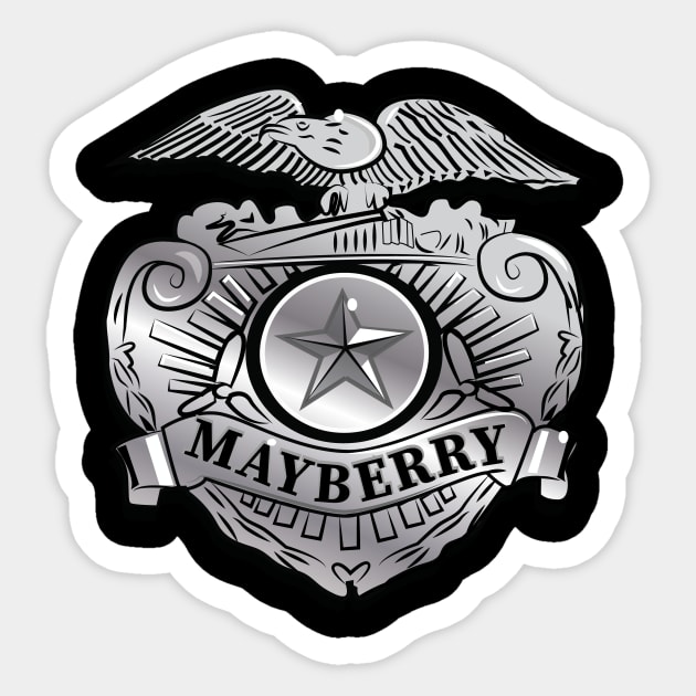 Mayberry Badge Sticker by chrayk57